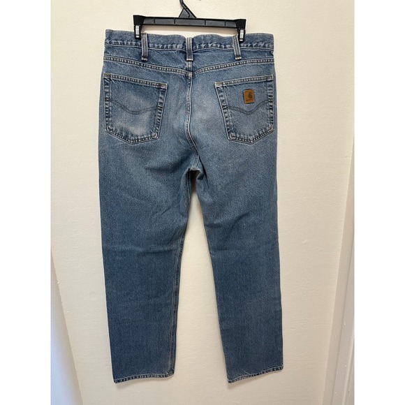 Carhartt Denim Jeans Mens Medium Wash‎ Classic Relaxed Fit, Size 36x34 - Picture 6 of 11